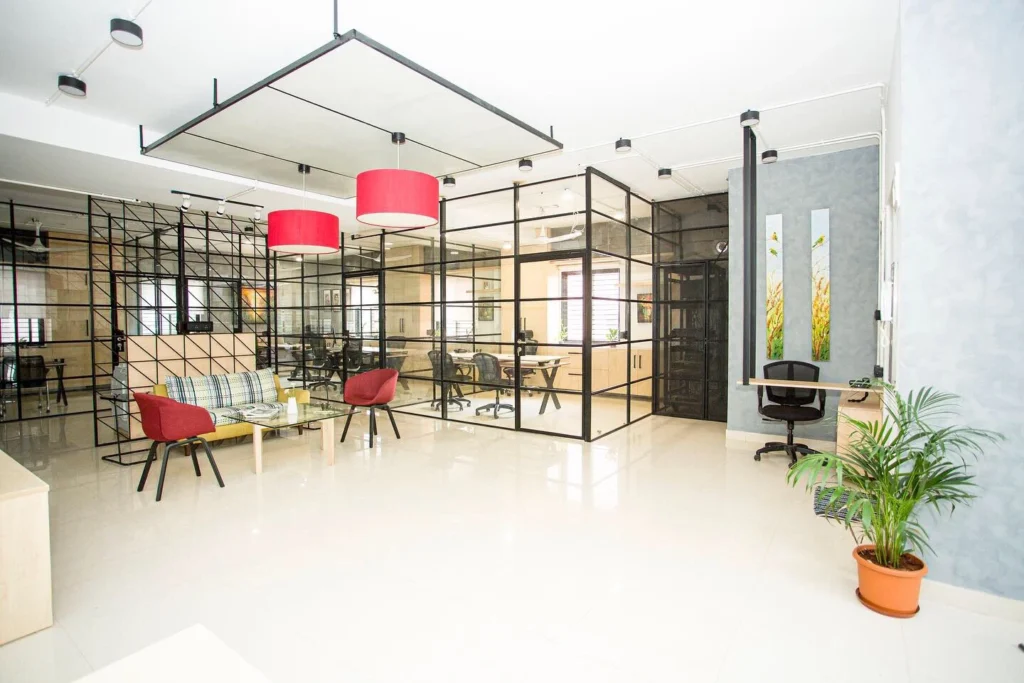 An Industrial Minimal Office In Bangalore