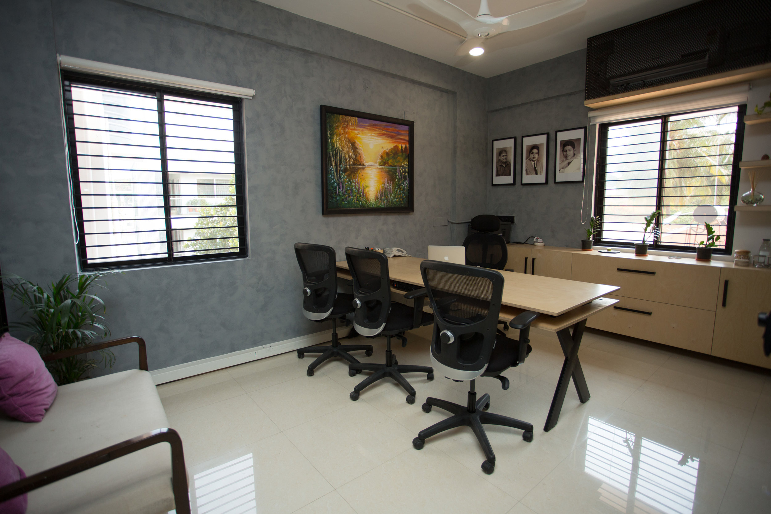 All the wonderful art you see on the third floor is done by Preet’s wife, Radha!